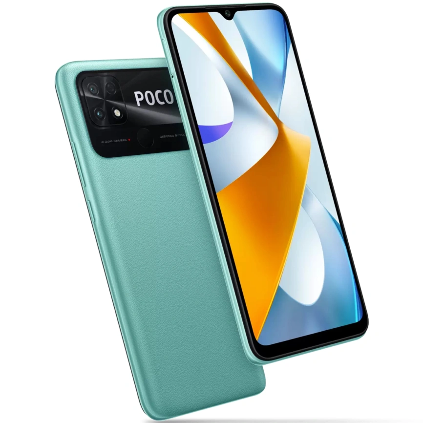Смартфон XiaoMi Poco C40 4/64Gb Coral Green Global Version фото 3