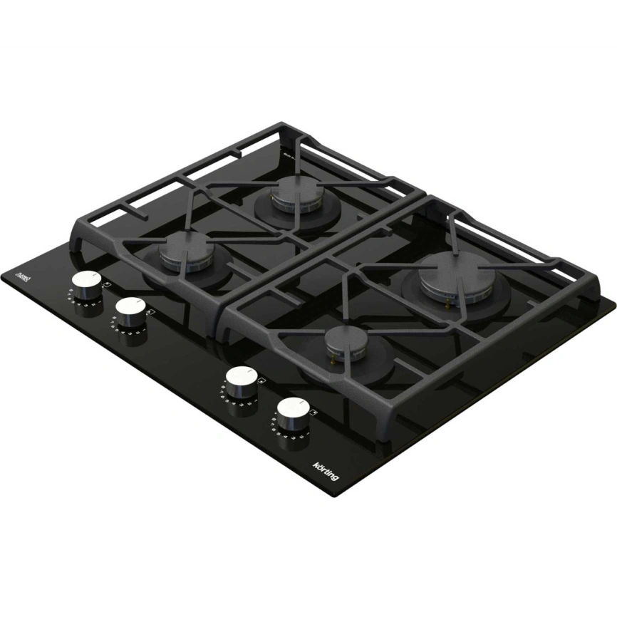 Газовая варочная панель Korting HGG 6985 CN FLC Black фото 4