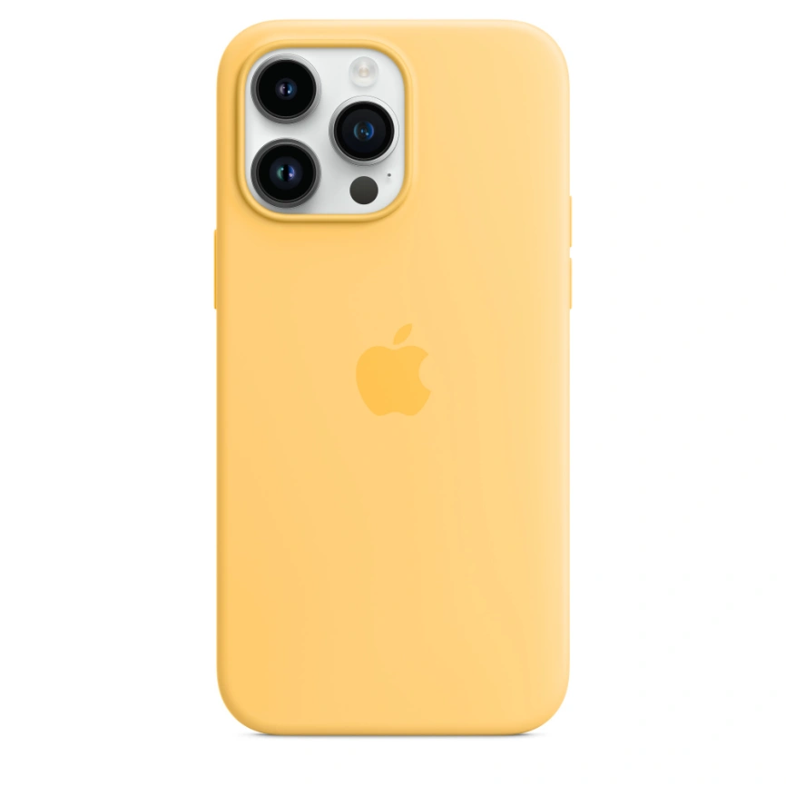 Силиконовый чехол Apple MagSafe для iPhone 14 Pro Sunglow фото 3