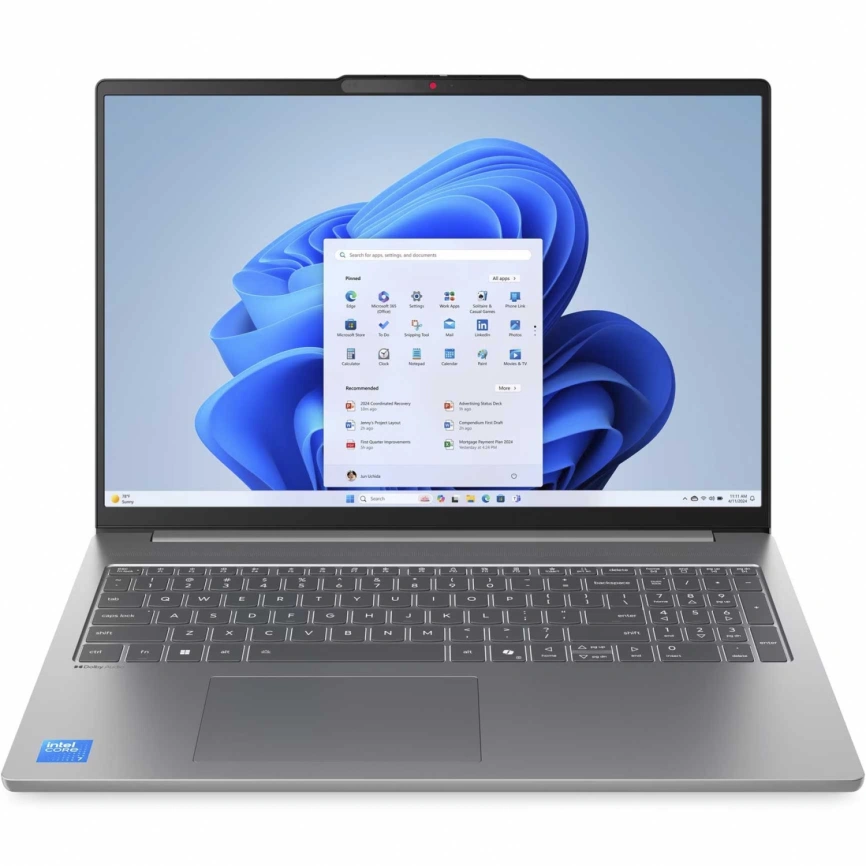 Ноутбук Lenovo IdeaPad Slim 5 16IRH10R 16 OLED/i7-240H Ultra/32GB/1TB SSD (83J1001FRK) Luna Grey фото 1