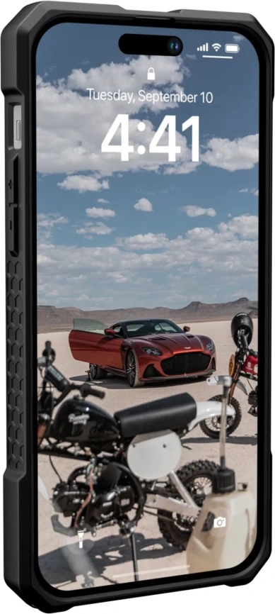 Чехол UAG Monarch Pro For MagSafe для iPhone 14 Pro Max Silver фото 3