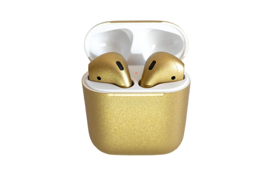 Наушники Apple AirPods 2 Color (MV7N2) Gold Glossy фото 1