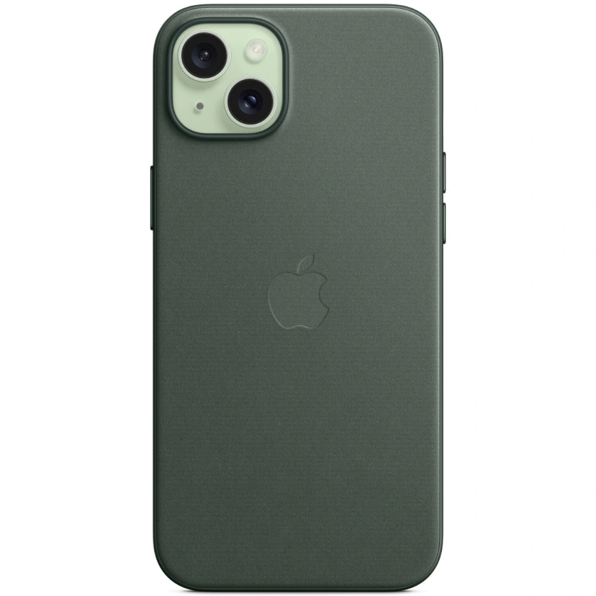 Чехол Apple FineWoven with MagSafe для iPhone 15 Evergreen фото 1