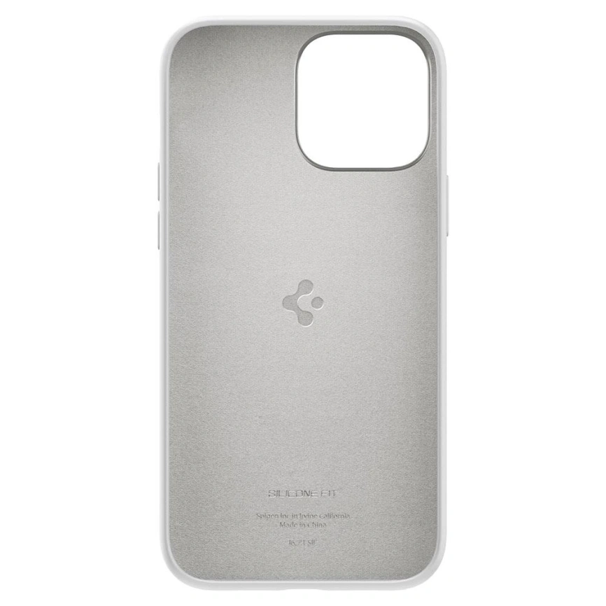Чехол Spigen Silicone Fit для iPhone 13 Pro (ACS03284) White фото 4