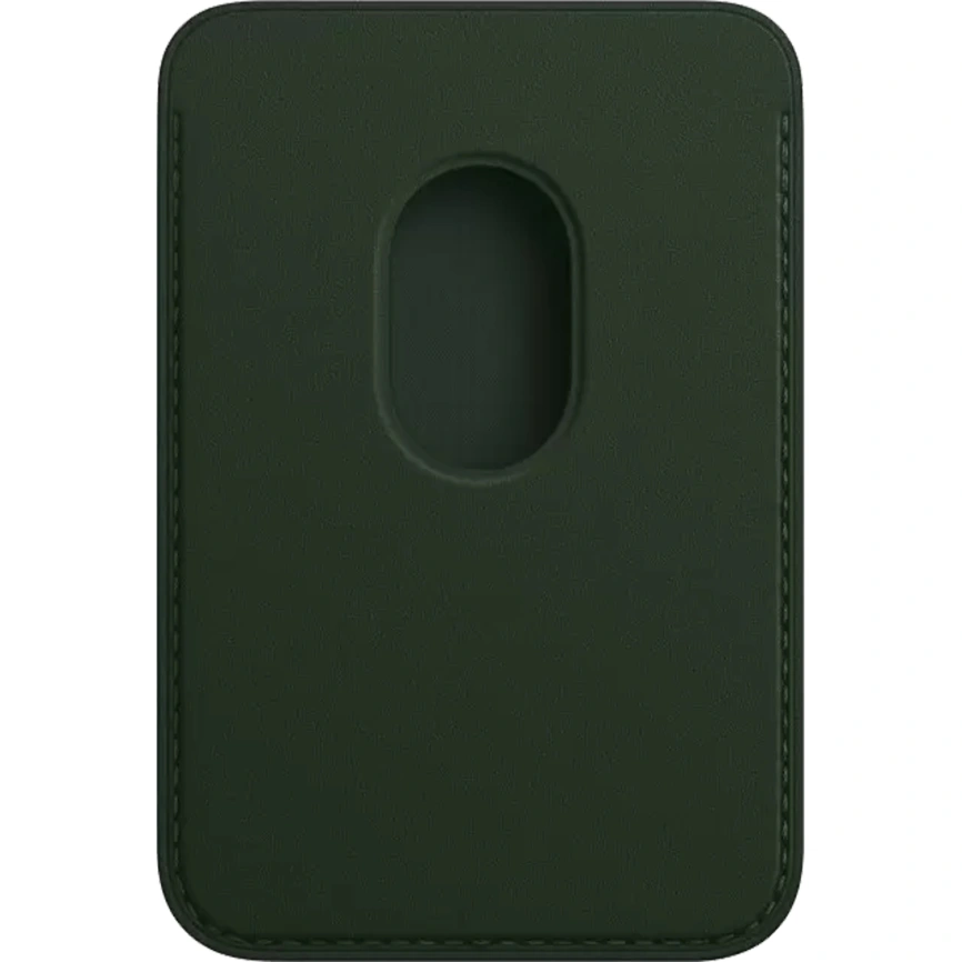 Картхолдер Apple iPhone Leather Wallet with MagSafe Sequoia Green (MM0X3) фото 2