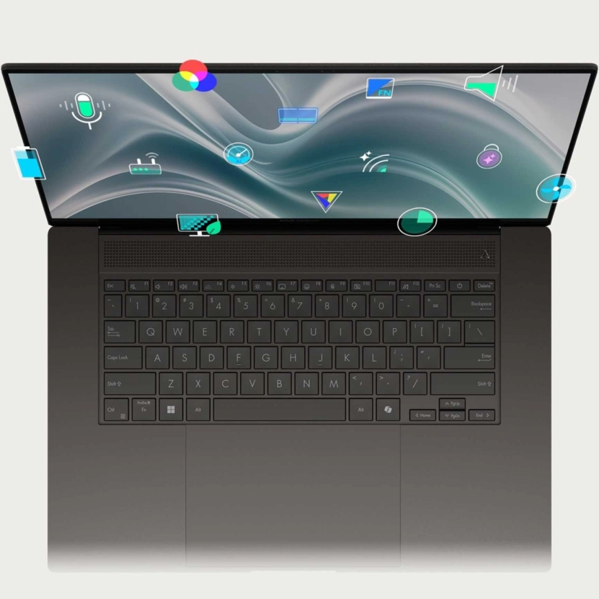 Ноутбук ASUS Zenbook S 16 UM5606GA-SS179W 16 OLED/R9 AI 465/32GB/1TB SSD (90NB17H5-M00CL0) Antrim Gray фото 4