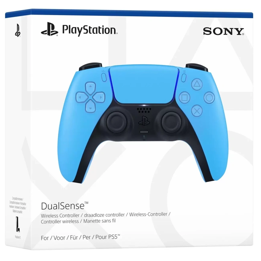 Джойстик беспроводной Sony DualSense для PS5 (CFI-ZCT1W) Blue фото 5