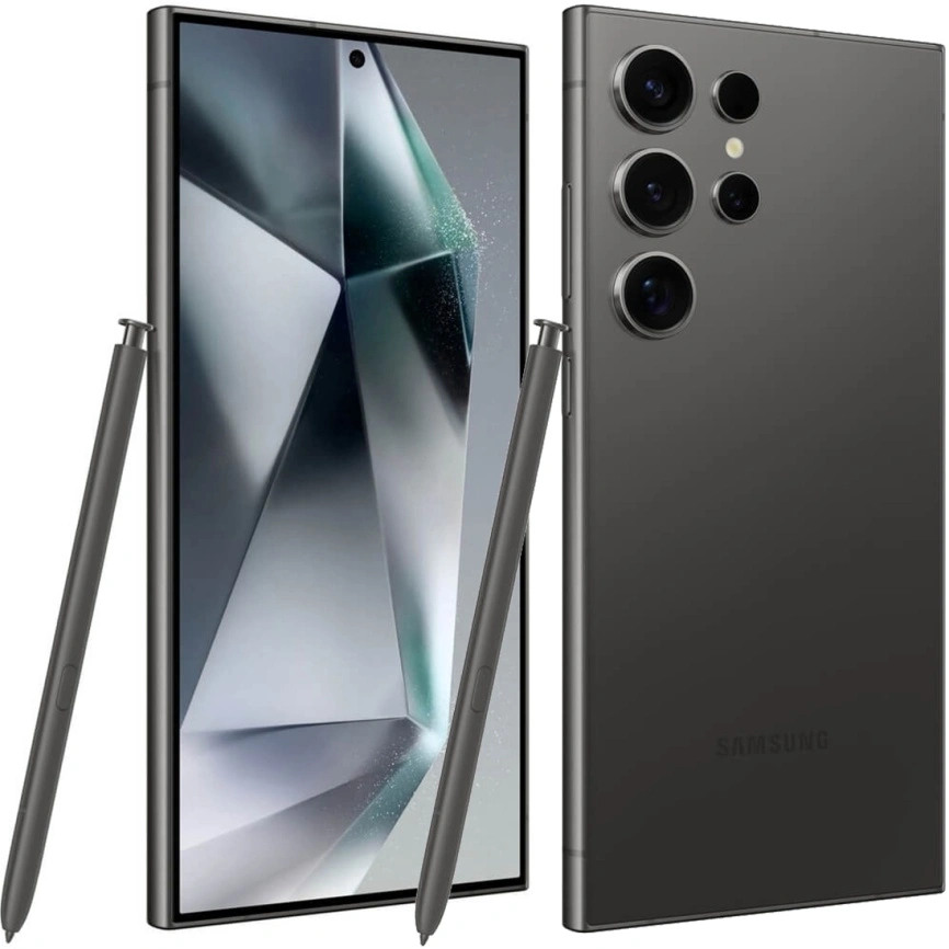 Смартфон Samsung Galaxy S24 Ultra SM-S928B 12/512Gb Titanium Black EAC фото 3