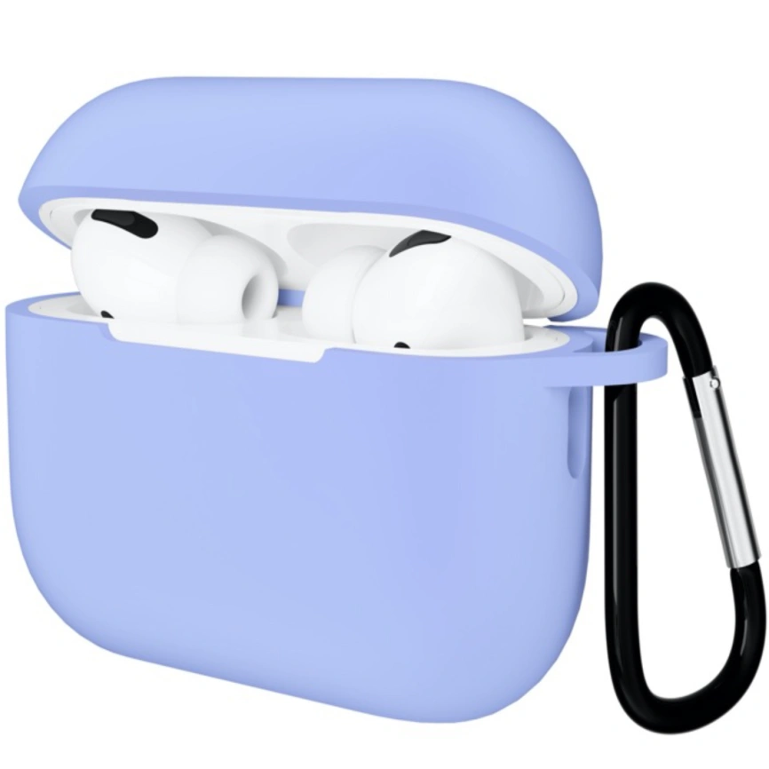 Силиконовый чехол Gurdini для AirPods Pro 3 Lilac фото 1