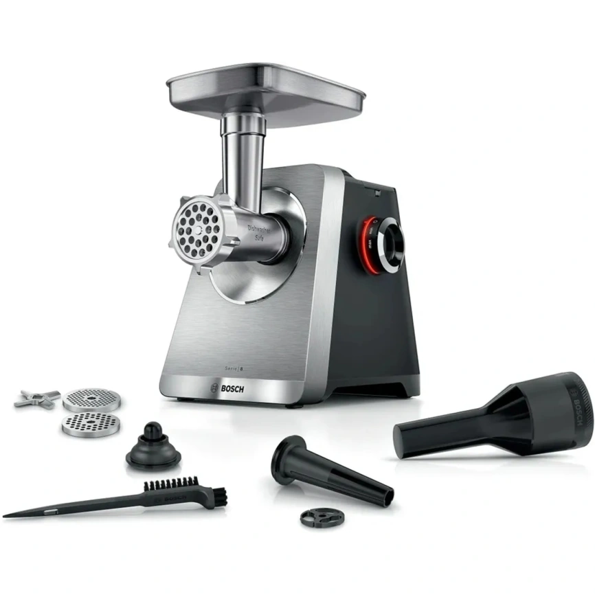 Мясорубка Bosch Series 8 MFWS820M Black фото 1