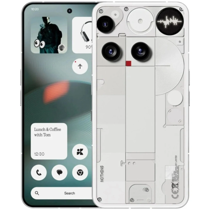 Смартфон Nothing Phone (3) 12/256Gb White фото 3