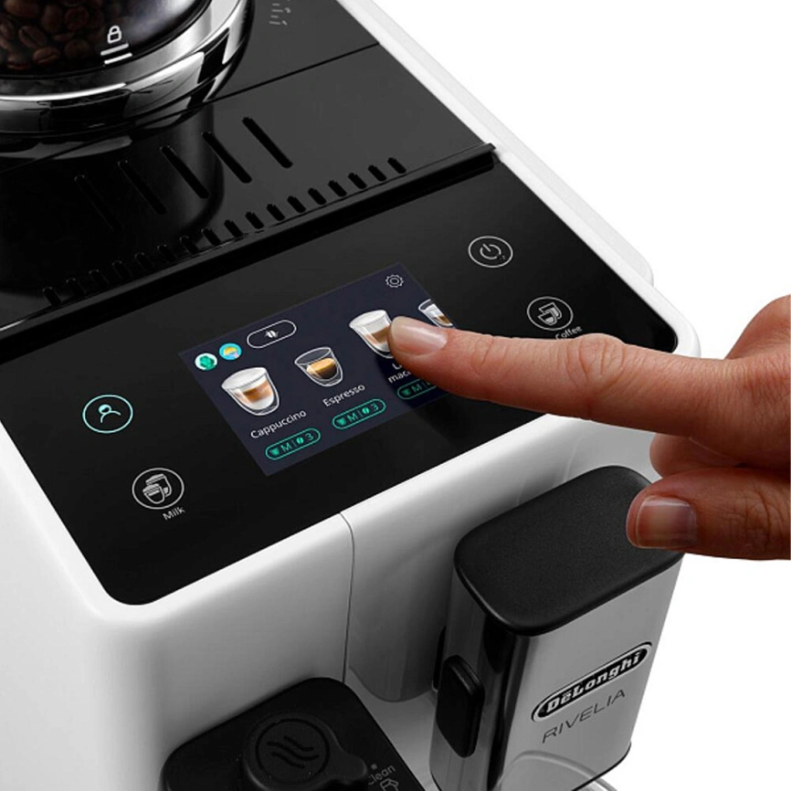 Кофемашина DeLonghi Rivelia Perfetto EXAM440.55.W White фото 4
