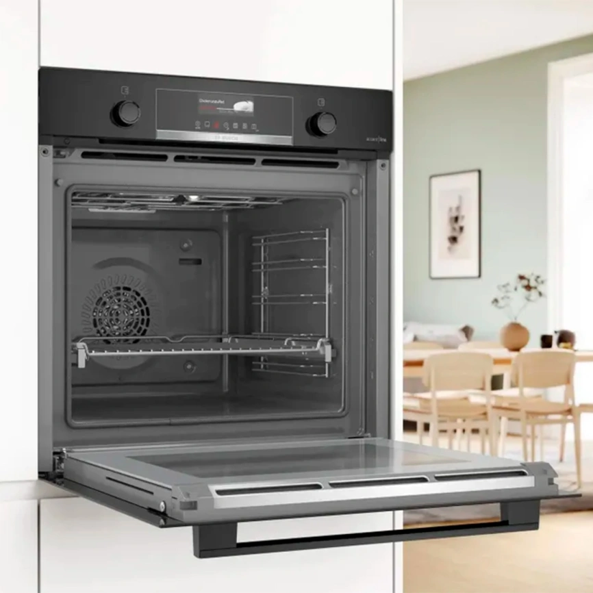 Электрический духовой шкаф Bosch Serie 6 HBG4795B1S Black фото 5