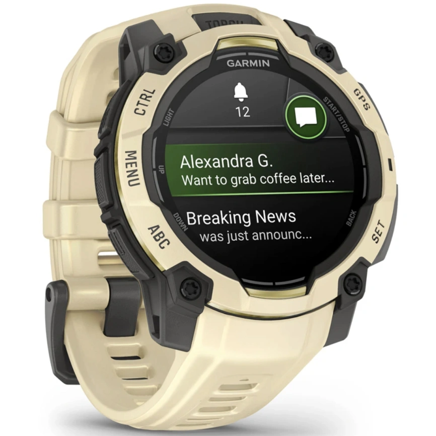 Смарт-часы Garmin Instinct 3 45mm Amoled Citrine (010-02936-02) фото 4