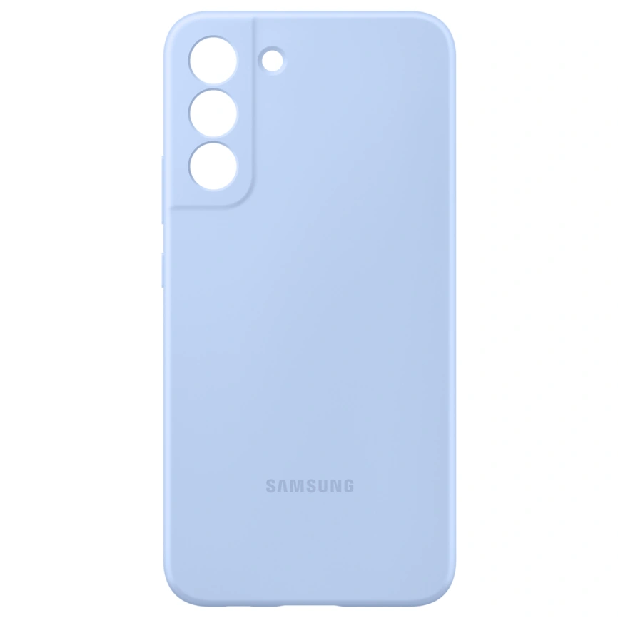 Чехол Samsung Silicone Cover для Galaxy S22 Plus (EF-PS906TLEGRU) Arctic Blue фото 1