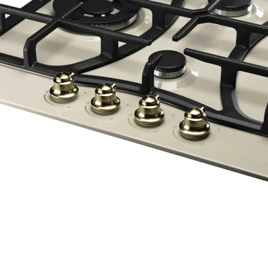 Газовая варочная панель Kuppersberg FS 610 C Bronze фото 2