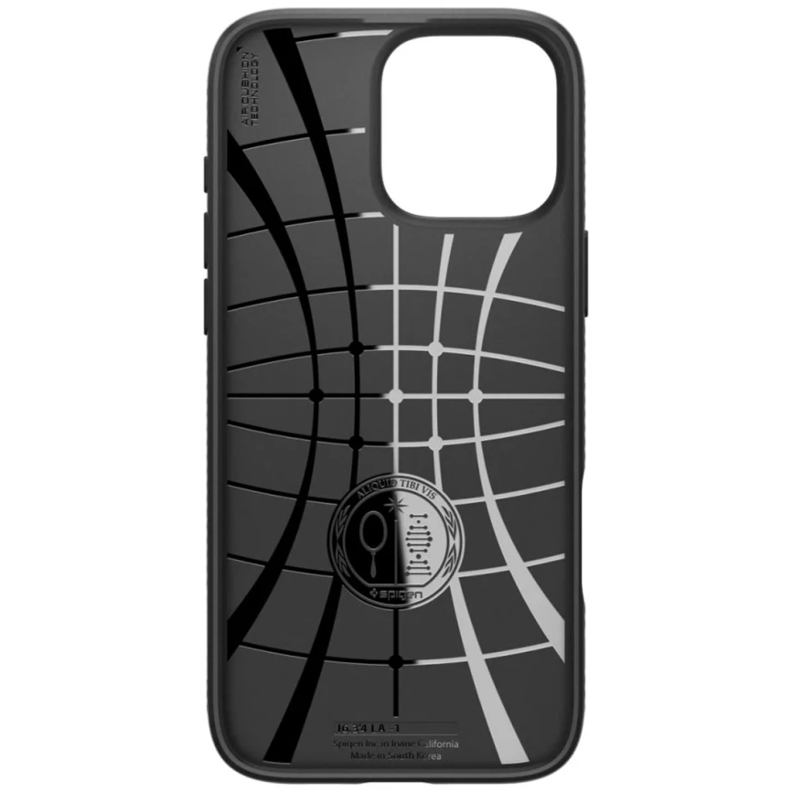 Чехол Spigen Liquid Air для iPhone 16 Pro Max (ACS07988) Matte Black фото 7