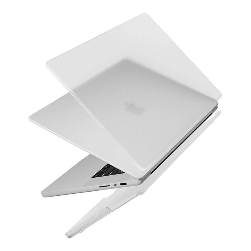 Чехол Uniq CLARO для MacBook Pro 16 (2021-2023) Matte Clear фото 1