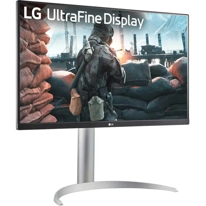Монитор LG 27" UltraFine 27UP650K-W IPS Black/Silver (27UP650K-W.ARUZ) фото 3