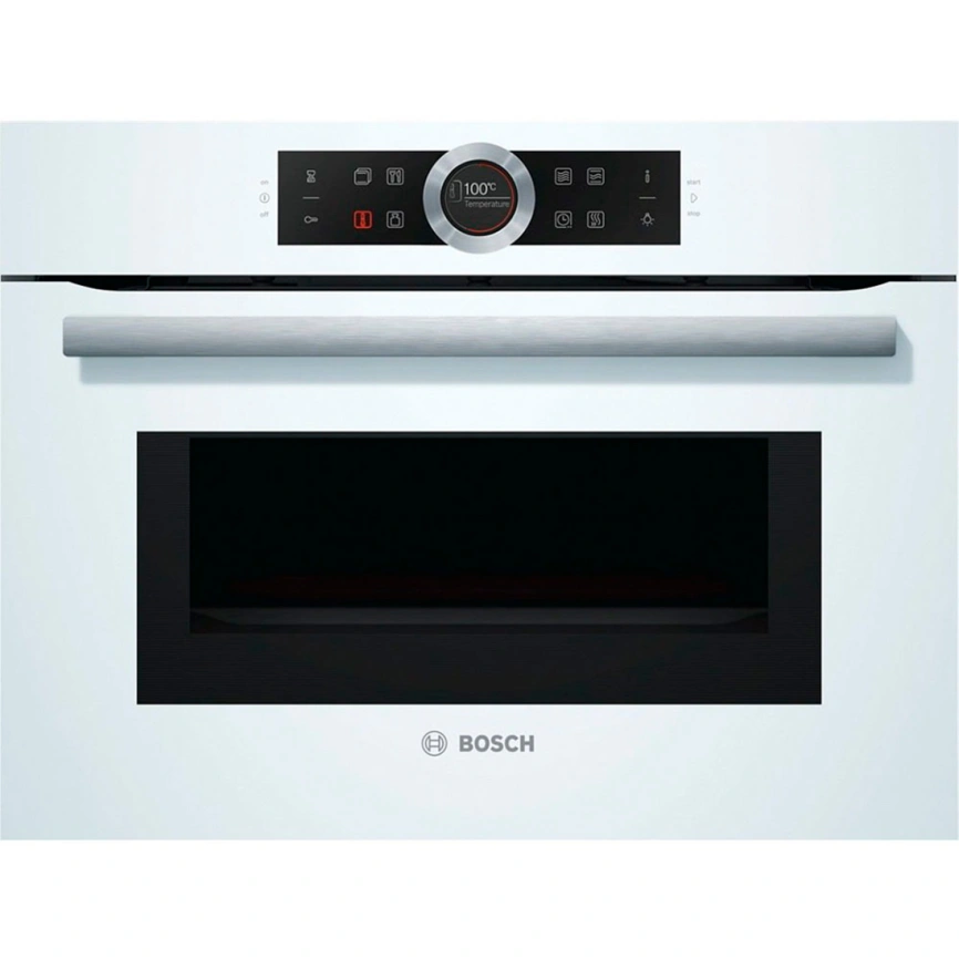 Электрический духовой шкаф Bosch Serie 8 CMG633BW1 White фото 1