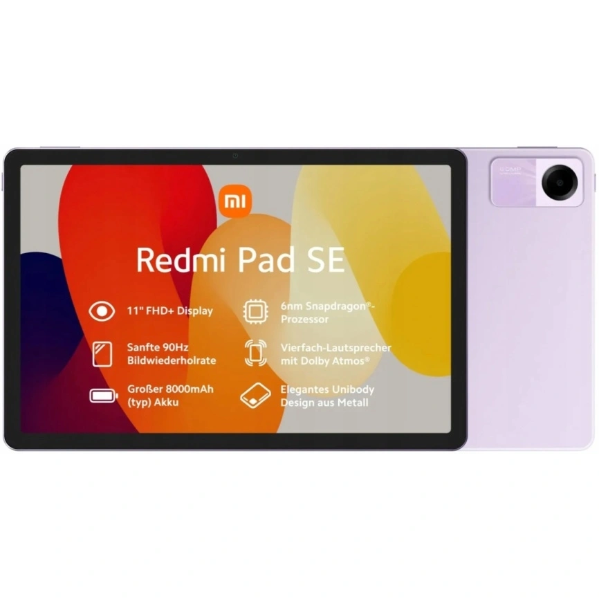 Планшет Xiaomi Redmi Pad SE 8/256Gb Wi-Fi Lavender Purple Global Version фото 4