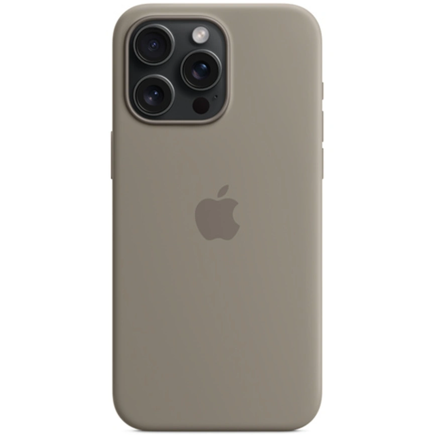 Силиконовый чехол Apple MagSafe для iPhone 15 Pro Max Clay фото 4