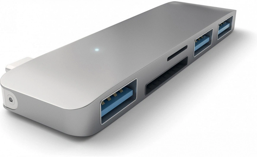 Хаб Satechi Aluminum Combo USB Type C (ST-TCUHM) Space gray фото 1