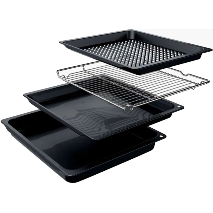 Электрический духовой шкаф Bosch Serie 4 HUA736EG0T Black фото 4