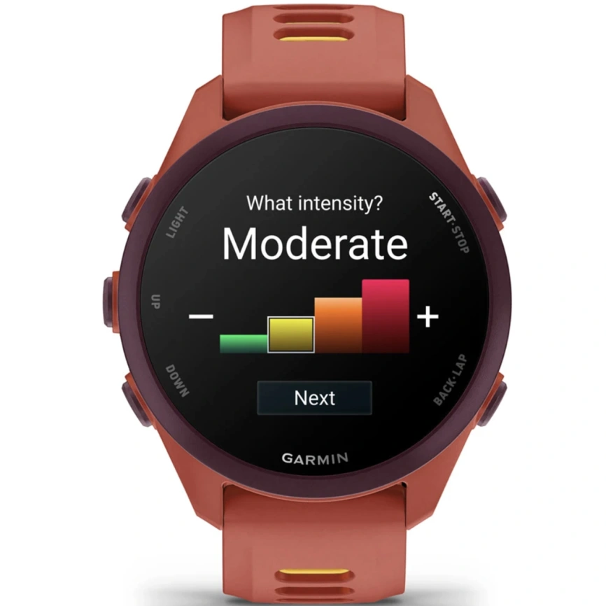 Смарт-часы Garmin Forerunner 170 Music (010-03920-13) Red Pink/Mango фото 5