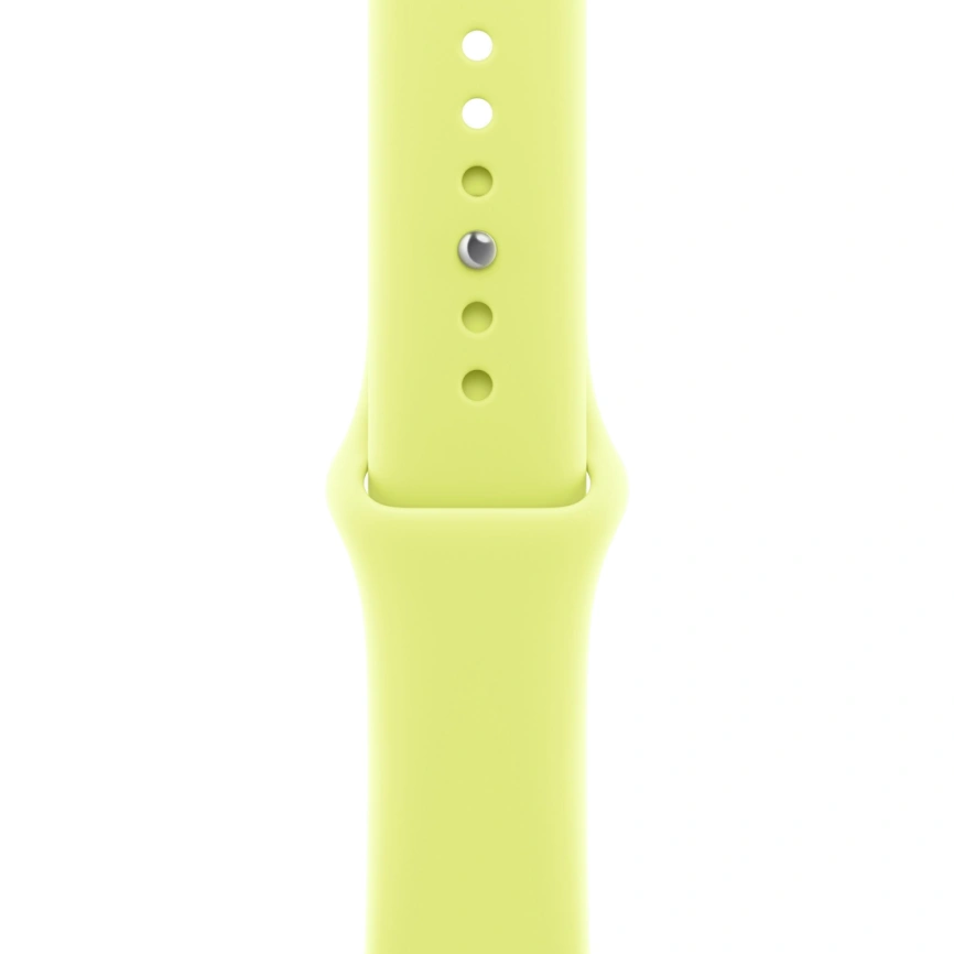 Смарт-часы Apple Watch Series 11 42mm Silver Aluminium Case with Neon Yellow Sport Band S/M фото 2