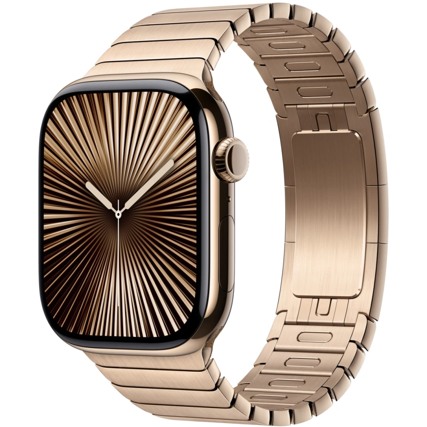 Ремешок Apple Watch 46mm Gold Link Bracelet фото 2