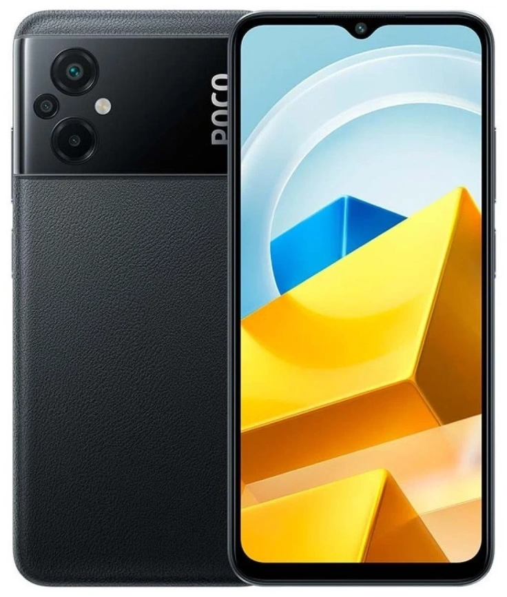 Смартфон XiaoMi Poco M5 4/128GB Black Global Version фото 1