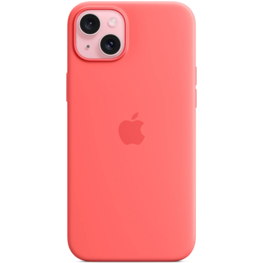 Силиконовый чехол Apple MagSafe для iPhone 15 Plus Guava фото 1