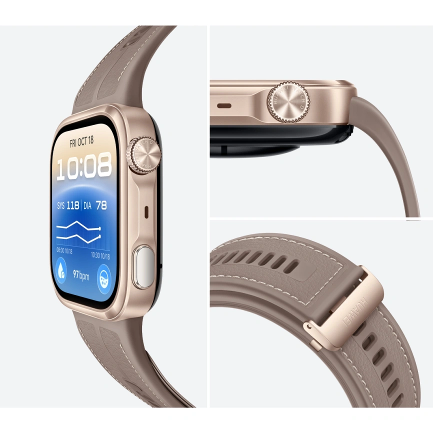 Смарт-часы Huawei Watch D3 Brown (55020KBJ) фото 6