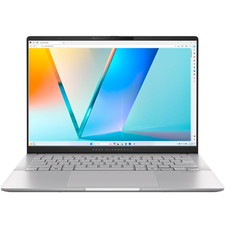 Ноутбук ASUS VivoBook S 14 M5406WA-PP086W 14 3K OLED/ R9-370HX/32GB/1TB SSD (90NB14P1-M004N0) Cool Silver фото 2