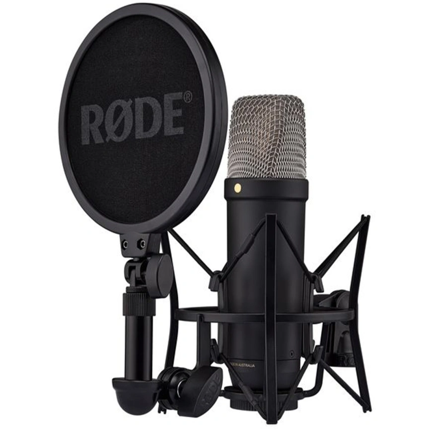 Студийный конденсаторный микрофон RODE NT1 5th Generation Black фото 1