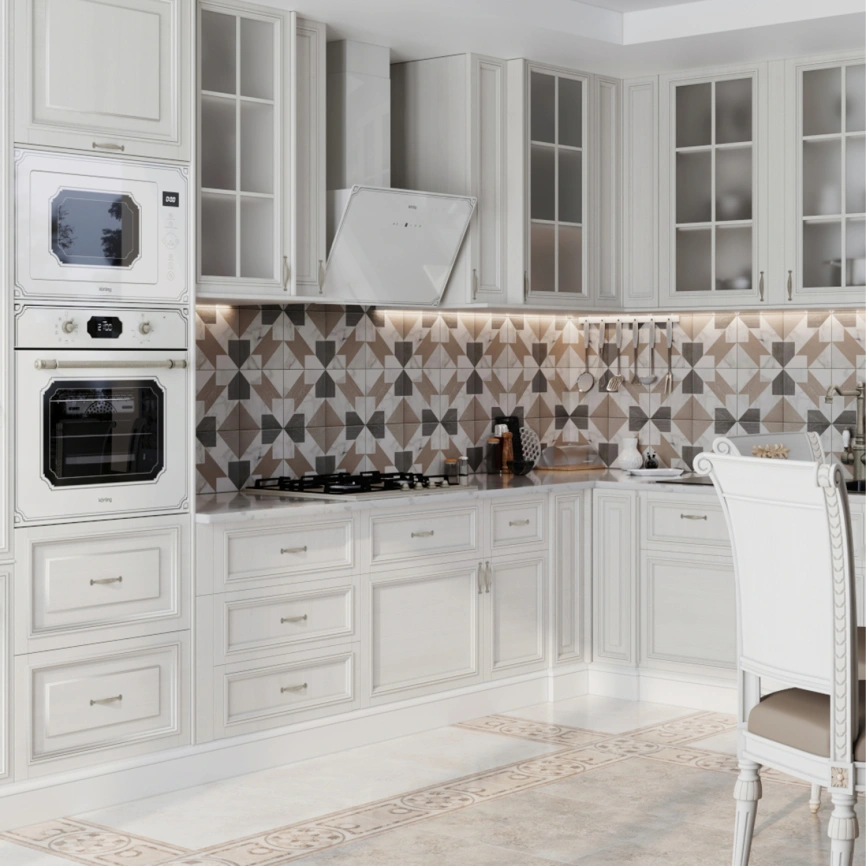 Встраиваемая вытяжка Korting KHC 69059 RGW White фото 2