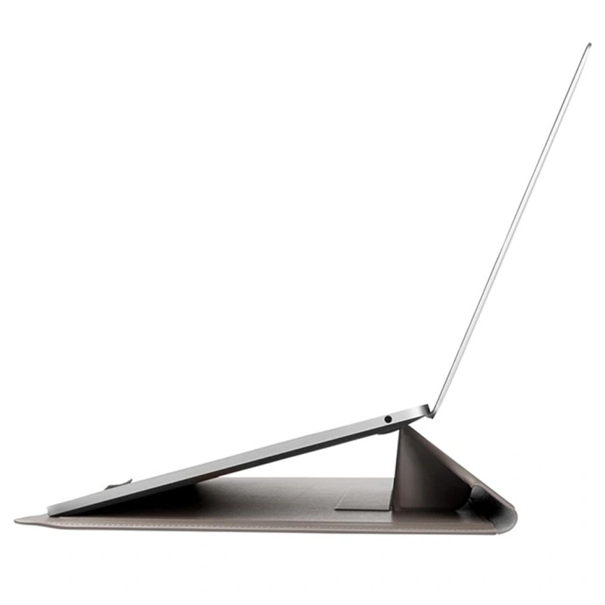 Чехол-подставка Uniq OSLO Laptop Sleeve для ноутбуков 14 Gray фото 2