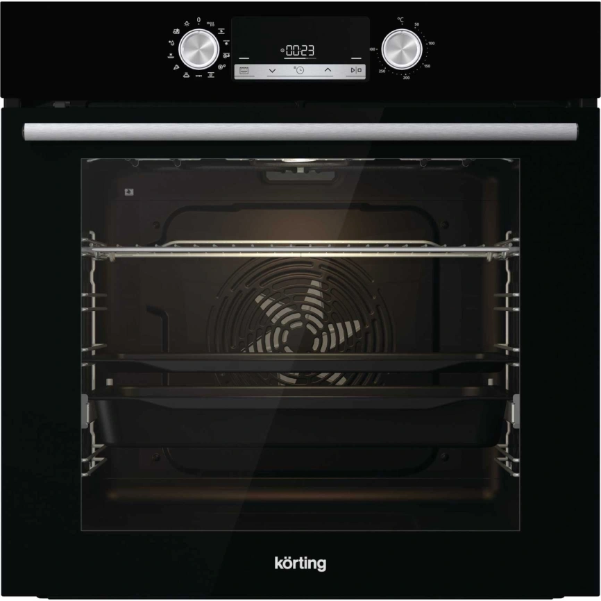 Электрический духовой шкаф Korting OKB 8481 ESN PYRO Black фото 1