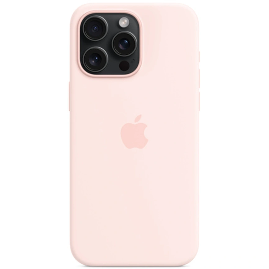 Силиконовый чехол Apple MagSafe для iPhone 15 Pro Light Pink фото 4
