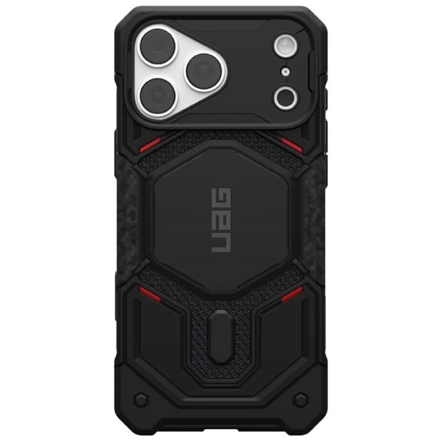 Чехол UAG MagSafe Monarch Pro для iPhone 18 Pro Kevlar-Black (114569113940) фото 1