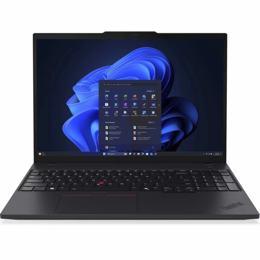 Ноутбук Lenovo ThinkPad T16 G4 16 IPS/ i7-255U Ultra/32GB/1TB SSD (21QE0064FW) Black фото 4