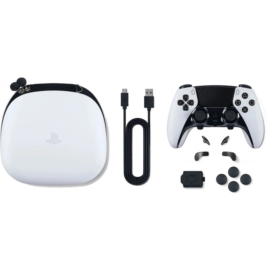 Джойстик беспроводной Sony DualSense Edge для PS5 (CFI-ZCP1) White фото 5