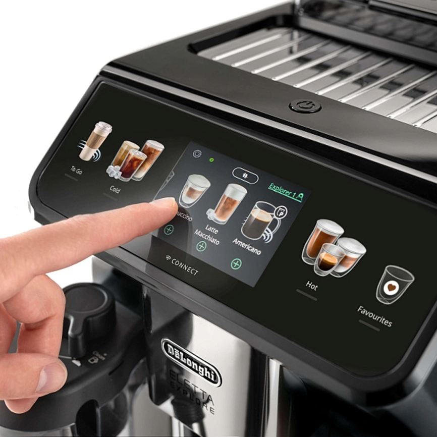 Кофемашина DeLonghi Dinamica Eletta Explore ECAM450.65.G Gray фото 2