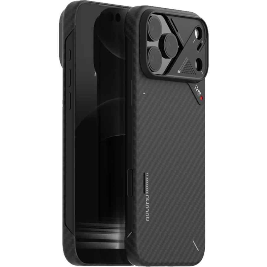 Чехол Aulumu A17 Aramid Fiber Case with MagSafe для iPhone 17 Pro Max Black фото 10