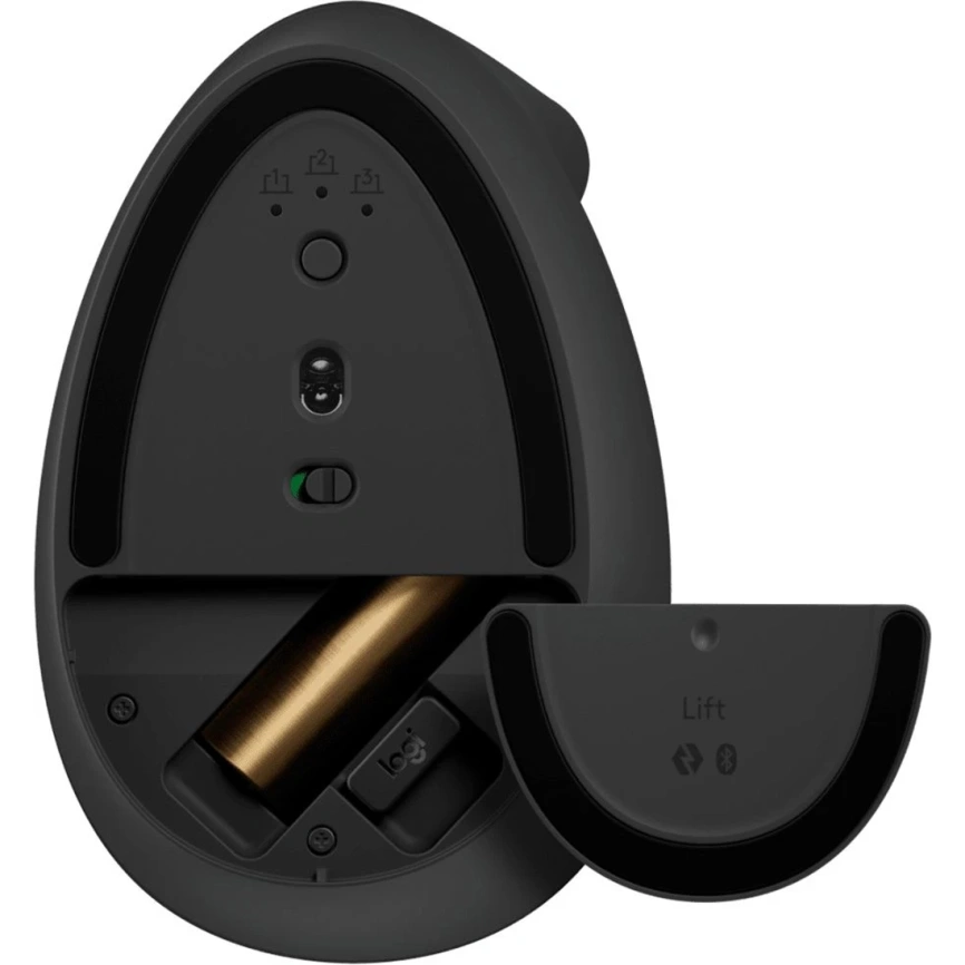 Беспроводная мышь Logitech Lift Vertical Ergonomic Mouse Graphite (910-006485) фото 5
