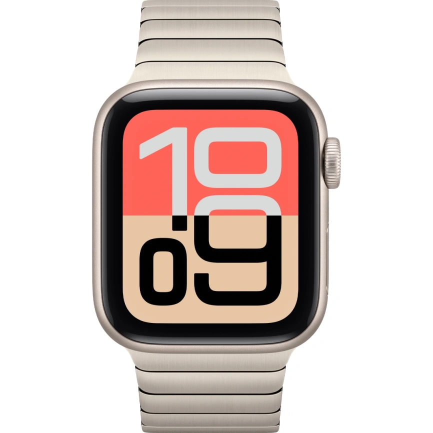 Смарт-часы Apple Watch SE (2025) 44mm Starlight Aluminum Case with Natural Link Bracelet фото 3