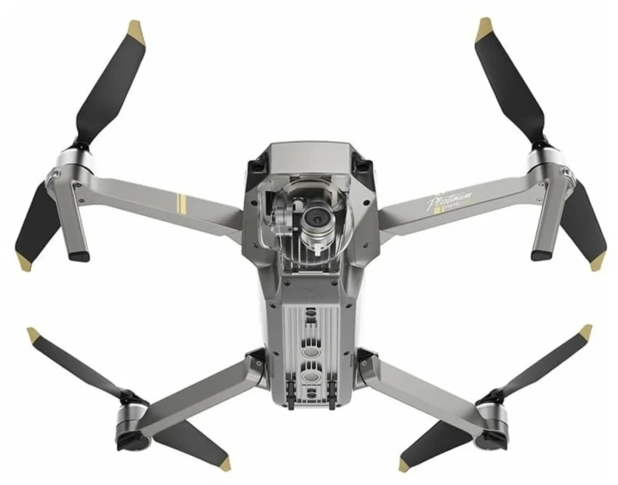 Квадрокоптер DJI Mavic Pro Platinum (6958265152870) Gray фото 1