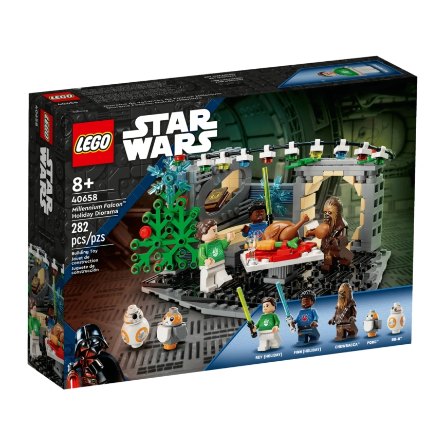 Конструктор LEGO Star Wars Millennium Falcon Holiday Diorama 40658 фото 2