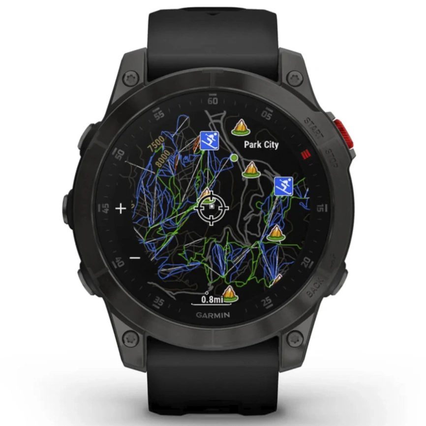 Умные часы Garmin Epix™ Gen 2 (010-02582-10) Sapphire - Black Titanium фото 11